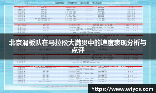 北京滑板队在马拉松大满贯中的速度表现分析与点评